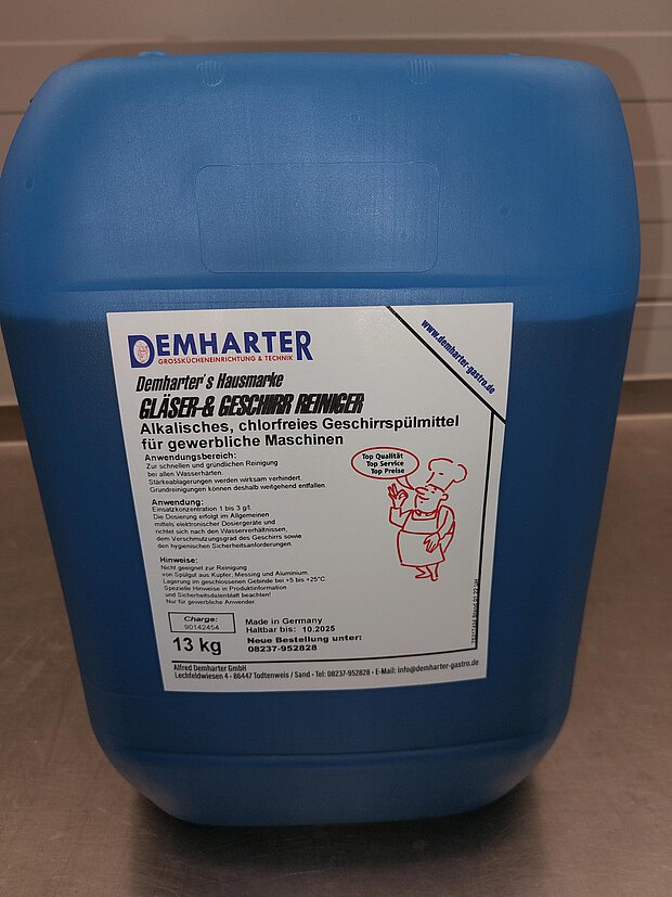 Demharter's Hausmarken Reinigungsmittel für Spülmaschinen 13kg Kanister